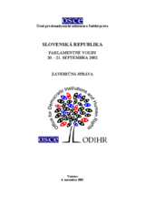 Slovenská Republika, Parlamentné voľby, 20. - 21. septembra 2002: Záverečná správa