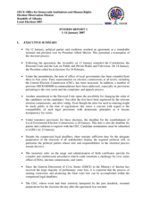 Albania, Local Elections, 18 February 2007: Interim Report No. 2