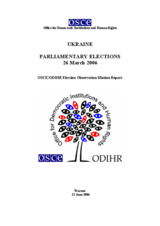 Ukraine, Parliamentary Elections, 26 March 2006: Final Report