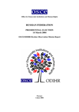 Russia, Presidential Election, 14 March 2004: Final Report