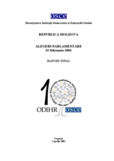 Moldova, Alegeri parlamentare, 25 februarie 2001: Raportul final