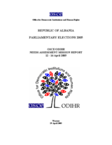 Albania, Parliamentary Elections, 3 July 2005: Needs Assessment Mission Report