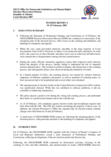 Albania, Local Elections, 18 February 2007: Interim Report No. 4