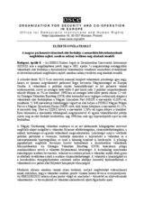 Magyarország, Parlamenti választások, 7. április, 2002: Előzetes Nyilatkozat