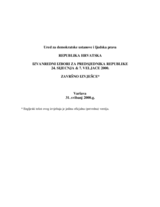 Hrvatska, Izvanredni izbori za predsjednika republike, 24. siječnja & 7. veljace 2000.: Završno izvješće