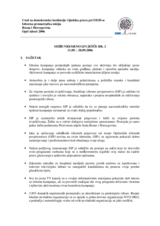 Bosna i Hercegovina, Opći izbori, 1. listopada 2006. godine: Međuvremeno izvješće 2