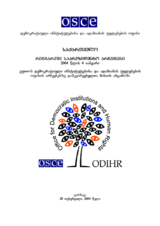 საქართველო, რიგგარეშე საპრეზიდენტო არჩევნები, 2004 წლის 4 იანვარი: დასკვნითი ანგარიში
