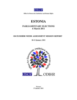 Estonia, Parliamentary Elections, 6 March 2011: Needs Assessment Mission Report