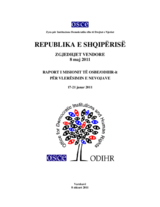 Albania, Local Elections, 8 May 2011: Needs Assessment Mission Report