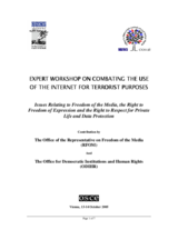 Joint Contribution by ODIHR and the Office of the Representative on Freedom of the Media on the Issues Relating to Freedom of the Media, the Right to Freedom of Expression and the Right to Respect for Private Life and Data Protection