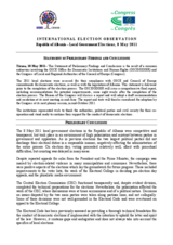Albania, Local Elections, 8 May 2011: Preliminary Statement