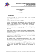 Former Yugoslav Republic of Macedonia, Early Parliamentary Elections, 5 June 2011: Interim Report No. 2