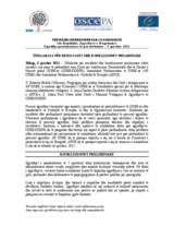 Former Yugoslav Republic of Macedonia, Early Parliamentary Elections, 5 June 2011: Preliminary Statement