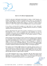 MIVILUDES exporting the French model