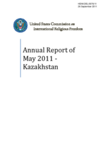 Annual Report of May 2011 - Kazakhstan