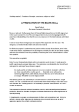 A Vindication of the Blank Wall