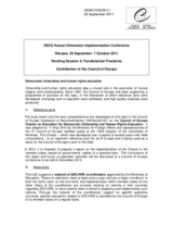 Democratic citizenship and human rights education