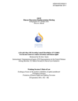 A Decade Since UN Security Council Resolution 1373 (2001):  Ten lessons learnt on counter-terrorism and human rights