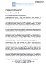 Freedom of Movement for all