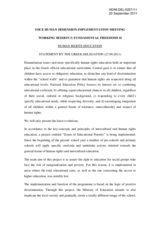 Human Rights Education