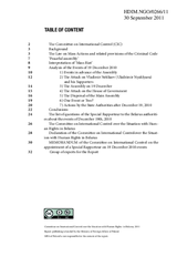 Interim Human Rights Assessment of the Events of 19 December 2010 in Minsk, Belarus