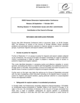 Refugees and Displaced Persons