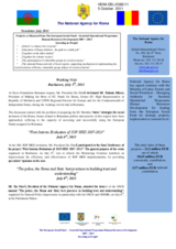 The National Agency for Roma- Newsletter July 2011