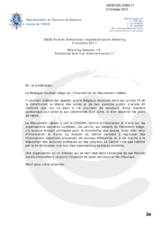 Right of Reply by Belgium