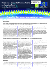 Equality between women and men