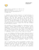 Republic of Cyprus Right of Reply