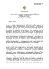 Trafficking in human beings