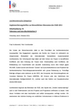 Equality of opportunity for women and men