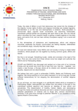 Session 1, Contribution by COJEP International