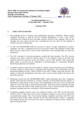 Observation of Early Parliamentary Elections in Kazakhstan, 15 January 2012: Interim Report 2