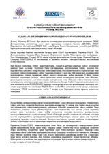 Kazakhstan, Early Parliamentary Elections, 15 January 2012: Statement of Preliminary Findings and Conclusions