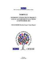 Norway, Local Government Elections, 12 September 2011: Final Report