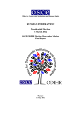 Russian Federation, Presidential Election, 4 March 2012: Final Report