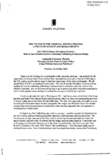 The Victim in the Criminal Justice Process:  A Focus on Justice and Human Rights