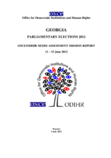 Georgia, Parliamentary Elections, October 2012: Needs Assessment Mission Report