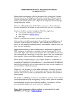 Human Dimension Implementation Meeting 2012: Document Preparation Guidelines