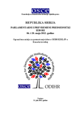 Serbia, Parliamentary and Early Presidential Elections, 6 and 20 May 2012: Final Report