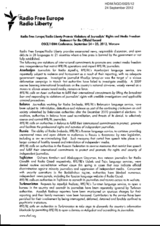 Violations of Journalists' Rights and Freedoms