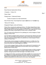 Intervention on Freedom of Media