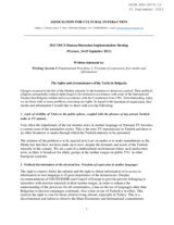 The rights and circumstances of the Turks in Bulgaria