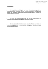 Recommendations from Switzerland