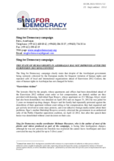 Human Rights Situation in Azerbaijan