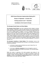 The European Social Charter and Roma Rights