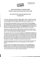 The right to housing, forced evictions and Roma women in Italy