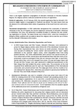 Religious Freedom Concerns in Uzbekistan