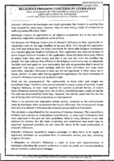 Religious Freedom Concerns in Azerbaijan